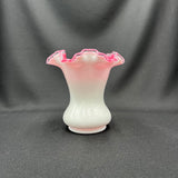 Fenton 6 1/2" Peach Crest Vase