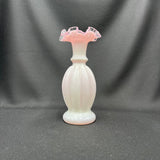 Fenton 9" Peach Crest Melon Vase