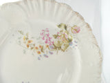 Decorative Floral Plate with Scalloped Edges; Made in Germany,