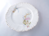 Decorative Floral Plate with Scalloped Edges; Made in Germany,