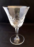 Josair "Asta" Vintage Crystal Wine Glasses, set of 9