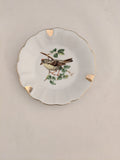 Japan Individual Ashtray with Bird on Branch; Vintage Ashtray; Bird Collectible; Sparrow Bird Collectible