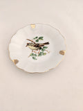 Japan Individual Ashtray with Bird on Branch; Vintage Ashtray; Bird Collectible; Sparrow Bird Collectible