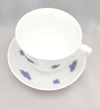 Adderley's Vintage Tea Cup and Saucer; Adderley Blue Chelsea; White and Blue Tea Cup and Saucer