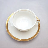 Vintage Saxon China Company, Sebring Ohio, Tea Cup and Saucer; Porcelain Tea Cup