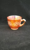 Fenton Orange Tree Carnival Glass Punch Cup; Fenton Art Glass; Fenton Carnival Glass; Orange Glass