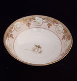 R. S. Germany Three Footed Floral Bowl; Tillowitz, Germany; Reinhold Schlegelmilch; Vintage Floral Bowl