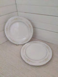 Crown Victoria Fine China Dinner Plates, Set of Two, Carolyn Pattern