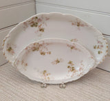 Antique Theodore Haviland Limoges Platters; Higgins & Seiter NY; Floral Platters