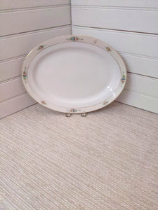 Vintage Noritake Sedan Large Oval Serving Platter, Hand Painted, Made in Japan