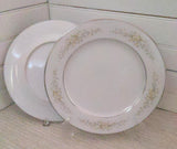 Crown Victoria Fine China Dinner Plates, Set of Two, Carolyn Pattern