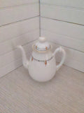 White Coffee Pot; Ceramic Coffee Pot; Porcelain Coffee Pot