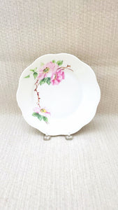 KPM Germany Floral Plate, Hand Painted, Signed, Vintage