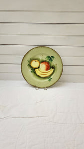 Vintage Norleans Japan Hand Painted Decorative Plate, Fruit Motif