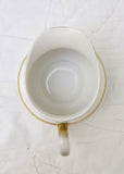 Noritake White and Gold Creamer; Vintage Noritake; White Creamer; Japanese Creamer