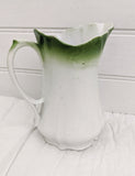 Vintage Bavarian Milk Pitcher with Grape Motif; Vintage Pitcher; Fruit Pitcher