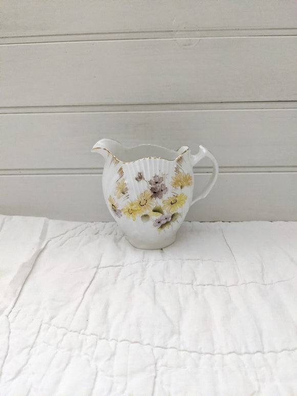 Floral Vintage Porcelain Creamer
