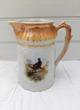 Ceramic Milk Pitcher; RWC Bavaria; Peach Lusterware Pitcher