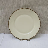 Scalloped Gold Gilded Edge Plate; Salad Plate; Vintage Schonwald Ceramic Plate