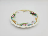 Vintage Hand Painted Rose Plate; Bawo & Dotter; Elite Works;  Vintage Collectible Plate; Vintage Floral Plate