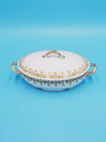 C Ahrenfeldt Porcelain Covered Dish/ Vintage Soup Tureen/ Vintage Covered Dish