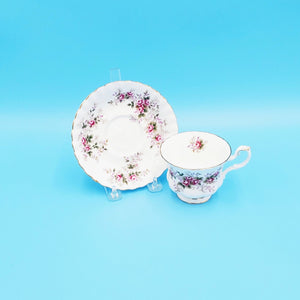 Vintage Royal Albert "Lavender Rose" Bone China Tea Cup and Saucer