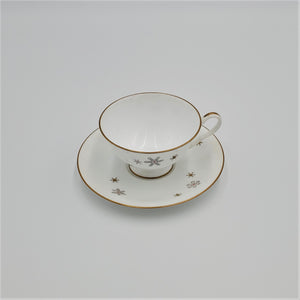 Sango China Teacup and Saucer Set; Made in Japan; Sango Magna Pattern