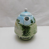 Golf Themed Tea Pot; Vintage Tea Pot; Golf Gift; Ceramic Tea Pot
