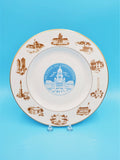 Illinois Sesquicentennial Collectible Plate/ Illinois Sesquicentennial Souvenir Plate/ 1818 to 1968/ Marshall Field & Company