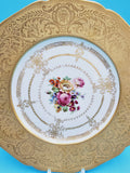 Gold Gilded Dinner Charger Plate; Gold Bavarian Plate; Selb Bavaria K&A Krautheim