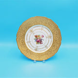 Gold Gilded Dinner Charger Plate; Gold Bavarian Plate; Selb Bavaria K&A Krautheim