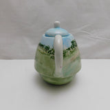 Golf Themed Tea Pot; Vintage Tea Pot; Golf Gift; Ceramic Tea Pot