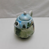 Golf Themed Tea Pot; Vintage Tea Pot; Golf Gift; Ceramic Tea Pot