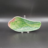 Hand Painted Asparagus Serving Dish, Made in Italy; Hand Painted Dish; Ceramlche Leonardo