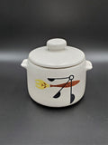 West Bend Bean Pot; Ceramic Bean Pot; Vintage Bean Pot; Stoneware Pot