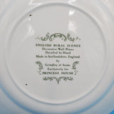 Princess House "English Rural Scenes" Wall Plates; Set of Wall Plate; Landscape Plates; Wall Decoration