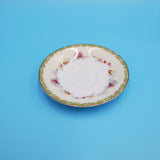 Cherry China Saucer; Made in Japan; Snapdragon Floral Saucer; Fine Bone China Saucer