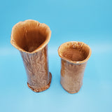 Hand Made Pottery Vases; Ceramic Vase; Brown Vase; Ceramic Vase