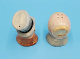 Vintage 1940's Man and Woman Collectible Salt and Pepper Shakers, Vintage Ceramic Salt and Pepper Shakers