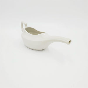 White Porcelain Invalid or Baby Feeder, Made in Japan;