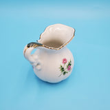 Lefton Creamer, Small; Lefton Floral Creamer; Mother's Day Gift; Grandmother Gift; Lefton Porcelain Creamer