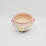 Hull Pottery Jardiniere; Hull Open Rose Pattern; Hull USA; Hull 114 - 8 1/4; Hull Open Rose Planter