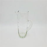 Vintage Etched Crystal Pitcher with Duck and Cattails, excellent condition; Etched Pitcher; Etched Glass Pitcher