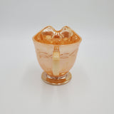 Fire King Lusterware Creamer; Fire King Sheaves of Wheat; Depression Glass Creamer; Peach Lustre; Anchor Hocking Glass