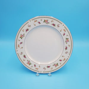 Abingdon China Floral Plate; Floral Dinner Plate; Abingdon Japan; Japanese China Plate