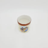 German Courting Couple Cup; Portrait Cup; Made in Germany; White and Red Cup