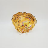 Vintage Indiana Glass Bowl; Amber Carnival Glass Bowl with Loganberry Pattern; Depression Glass Bowl; Indiana Glass Loganberry; Amber Glass