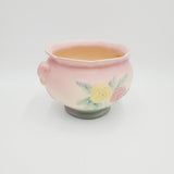 Hull Pottery Jardiniere; Hull Open Rose Pattern; Hull USA; Hull 114 - 8 1/4; Hull Open Rose Planter