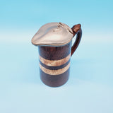 Parrott and Company Brown Glaze Pitcher/ Creamer; Small Pitcher; Stoneware Pitcher