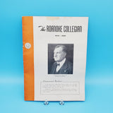 The Roanoke Collegian Commencement Booklet, May 1939; Roanoke Souvenir; Roanoke History; Roanoke Virginia